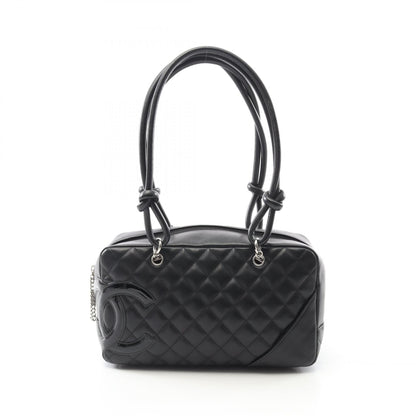Chanel Cambon Line Calfskin Patent Leather 2way Shoulder Bag