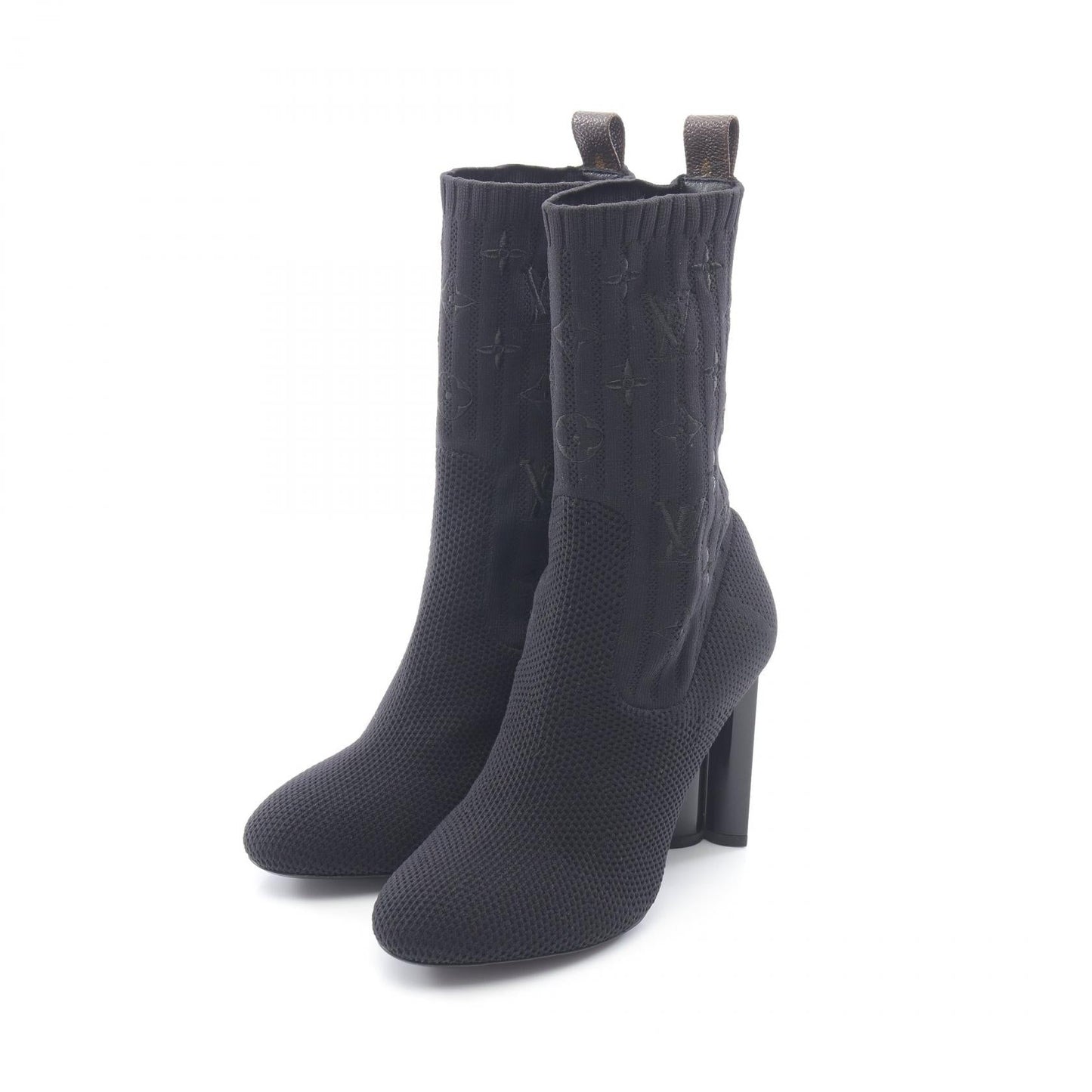 Louis Vuitton Silhouette Line PVC Coated Canvas Boots