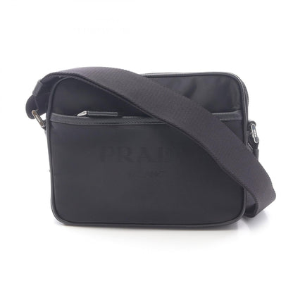 Prada TESSUTO+SAFFIANO Nylon Saffiano Leather Shoulder Bag