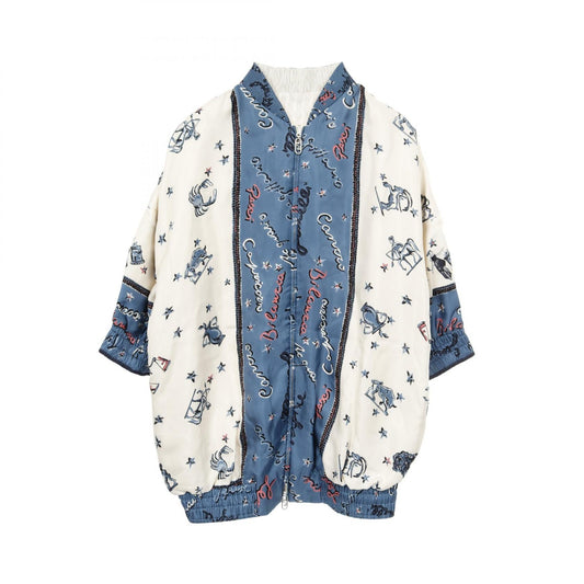 Fendi ASTROLOGY MOTIF Silk Jacket