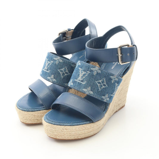 Louis Vuitton Starboard Line Denim Leather Sandals
