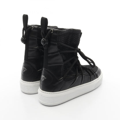 Christian Dior Mesh Leather Fabric Boots