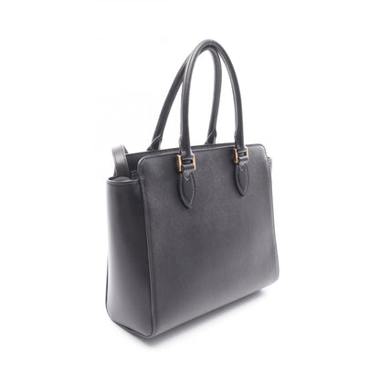 Prada SAFFIANO +SOFT CALF 2way Handbag Calf Leather