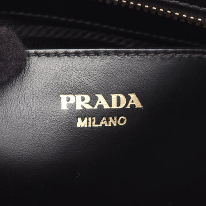 Prada SAFFIANO +SOFT CALF 2way Handbag Calf Leather