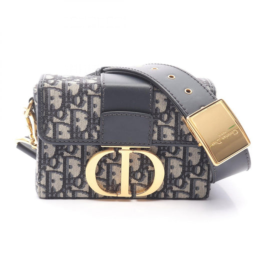 Dior 30 MONTAIGNE Oblique Canvas Leather Shoulder Bag