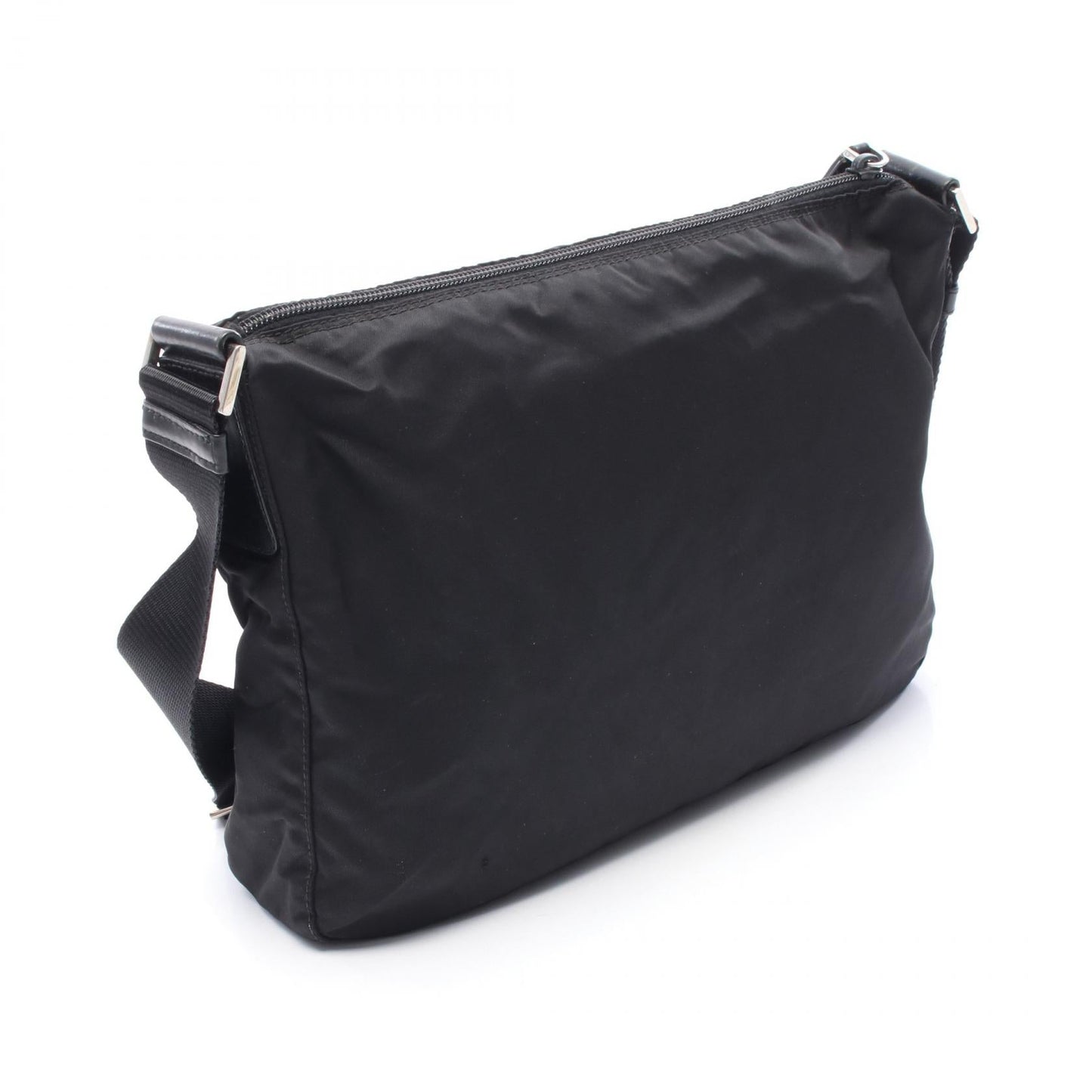 Prada Nylon Leather Shoulder Bag
