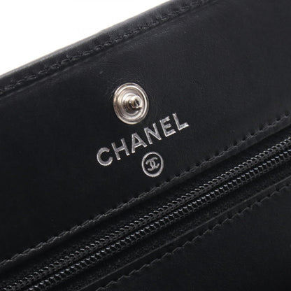 Chanel Cambon Line Leather Patent Leather Shoulder Bag