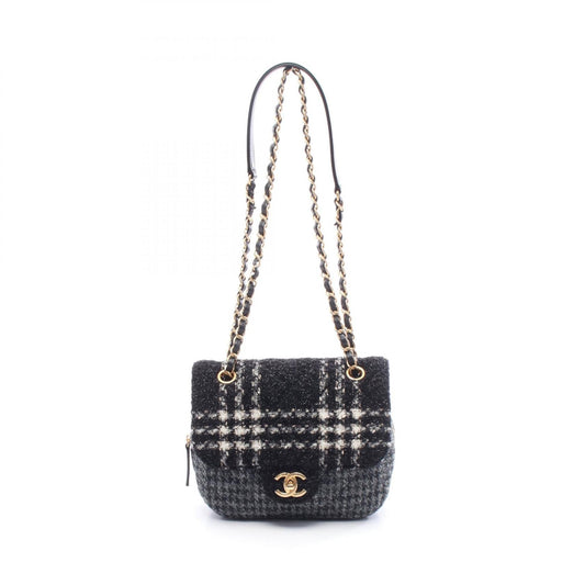 Chanel Matelassé Fabric Wool Shoulder Bag