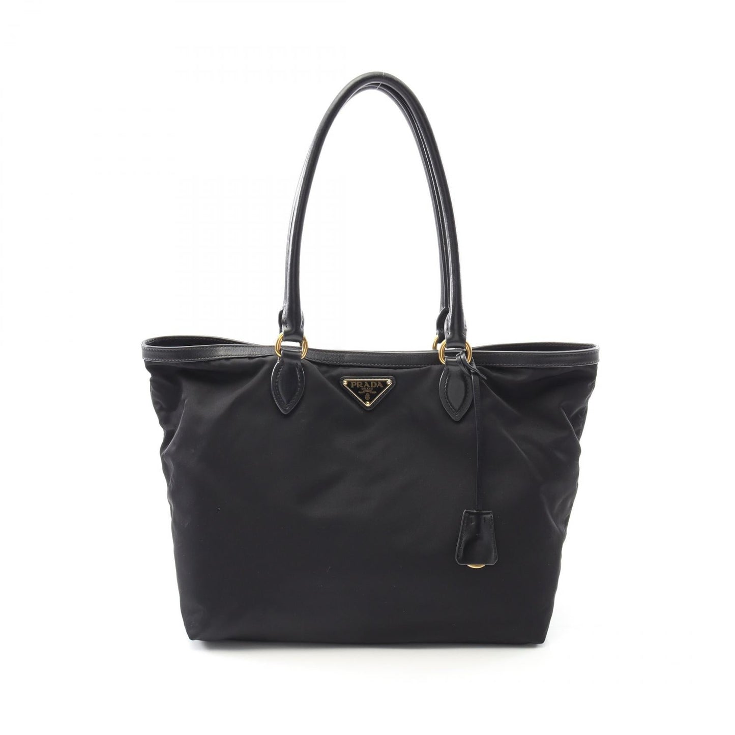Prada 1BG159 Nylon Leather Tote Bag