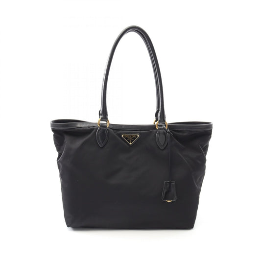 Prada 1BG159 Nylon Leather Tote Bag