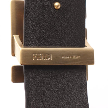 Fendi FF Logo Leather Belt