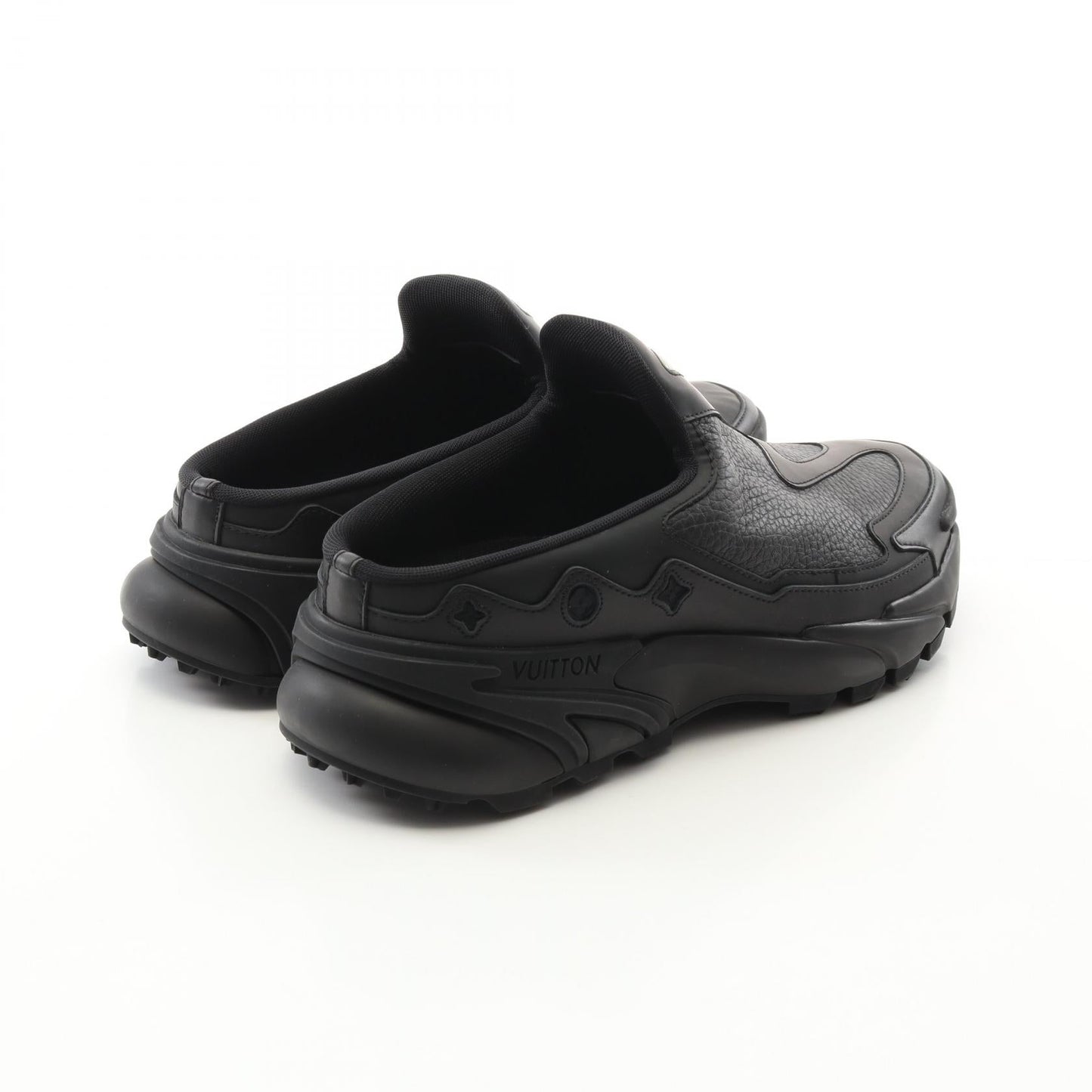 Louis Vuitton Tatic Line Leather Slip-on Shoes