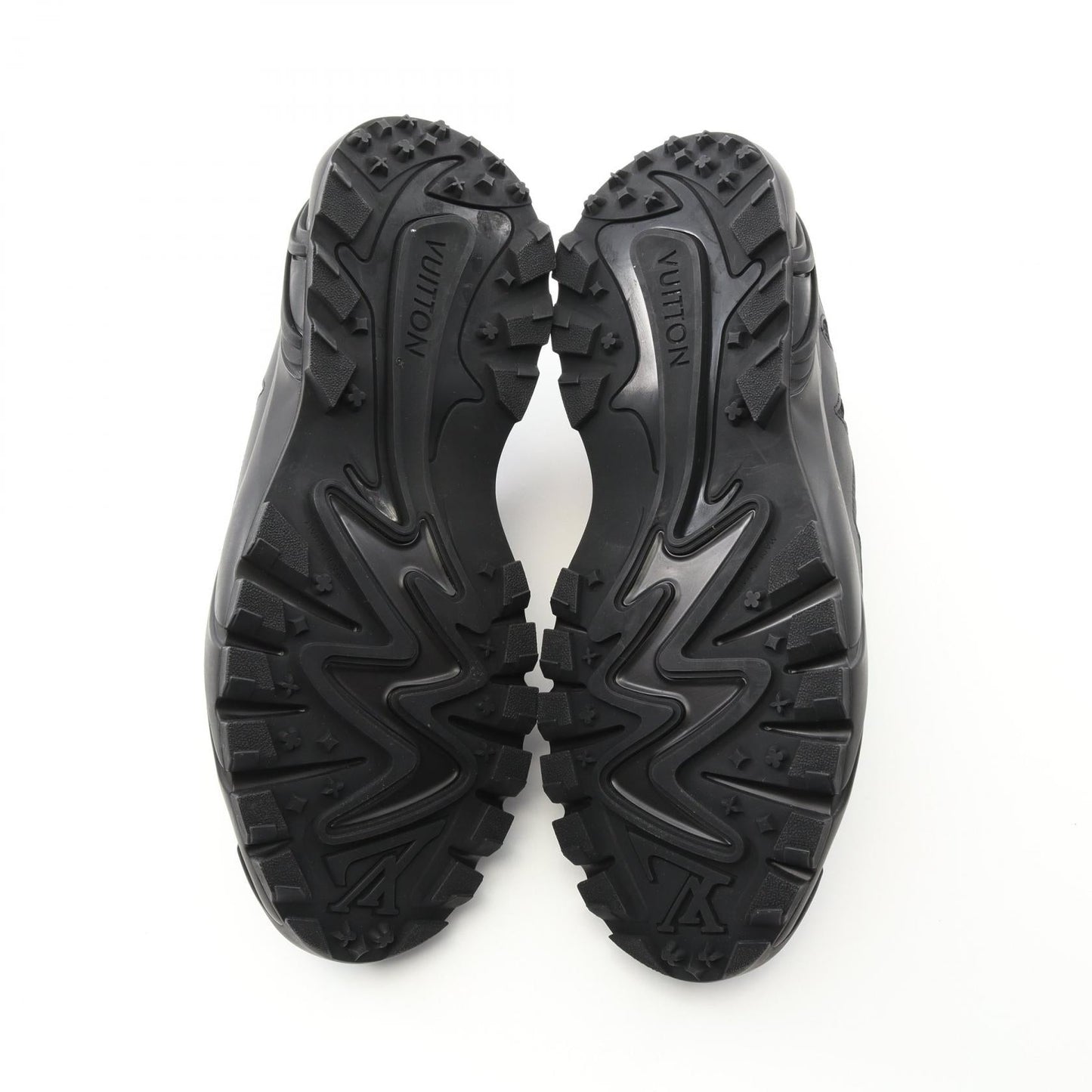 Louis Vuitton Tatic Line Leather Slip-on Shoes