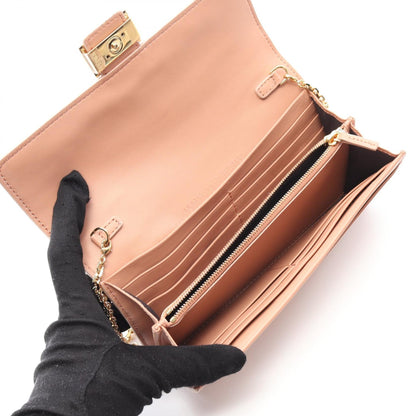 Fendi FF Logo Calf Leather Shoulder Bag