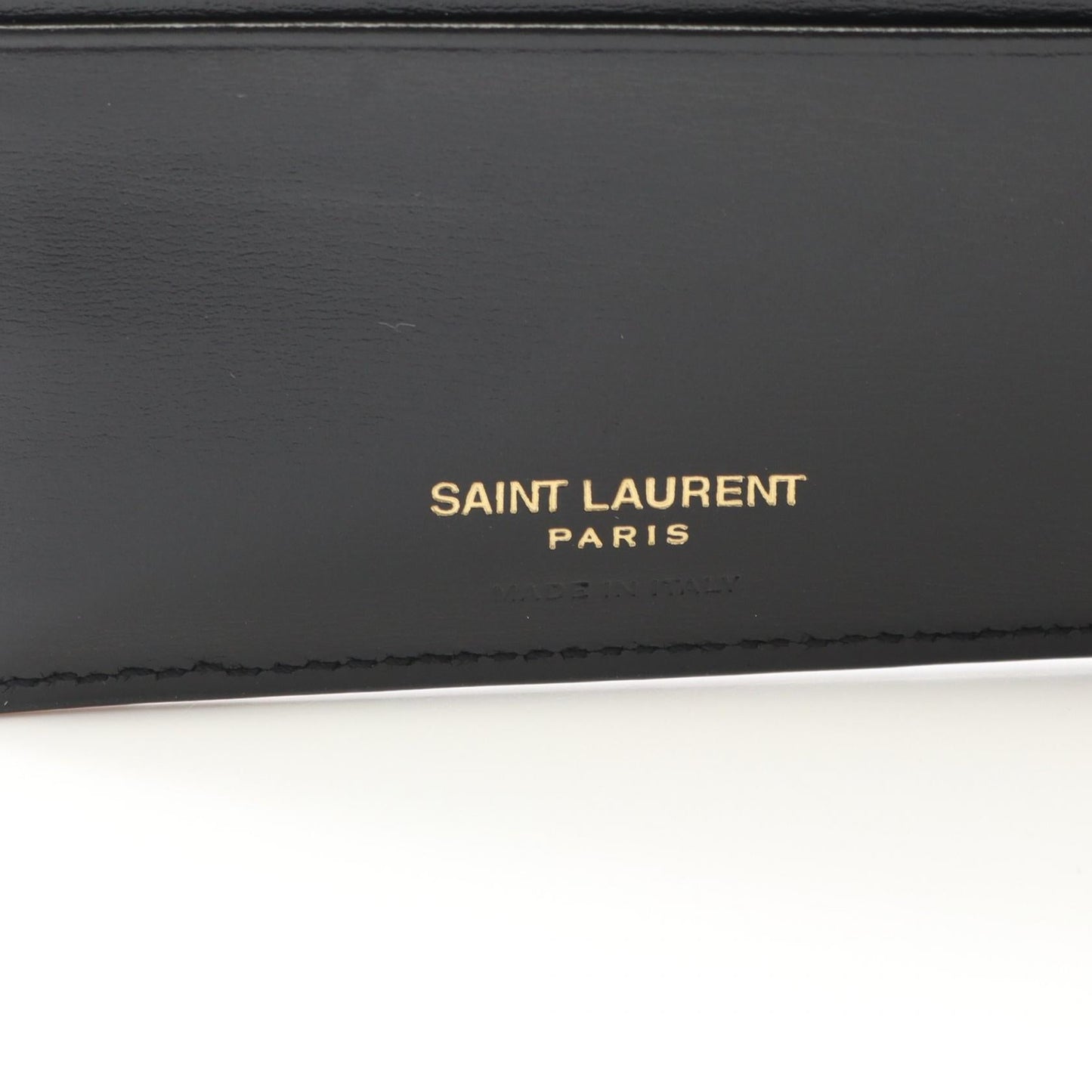Saint Laurent Paris Tiny Cassandra Leather Wallet