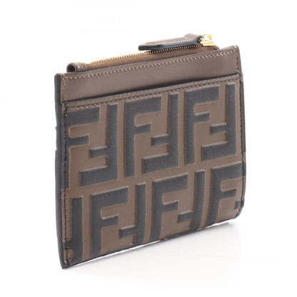 Fendi FF Diamond Zip Card Case Card Case