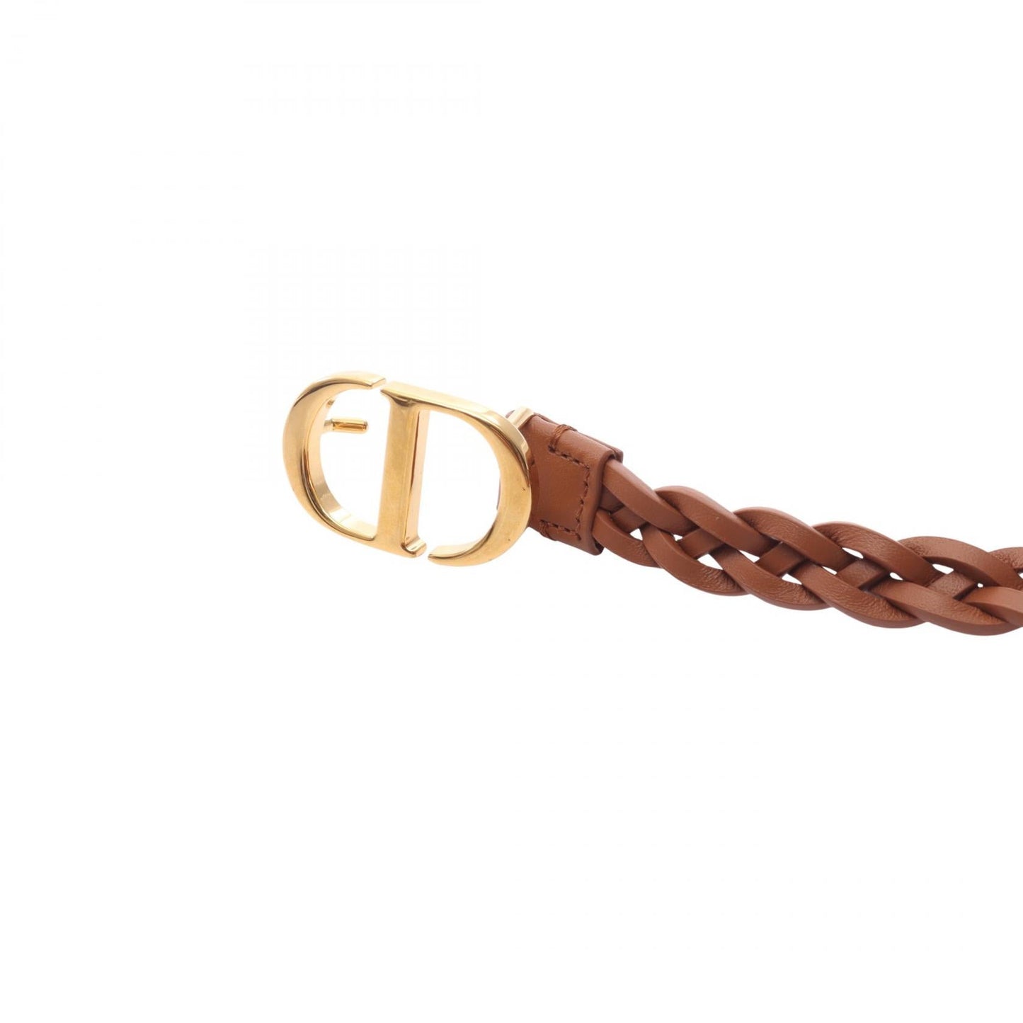 Dior Double Belt Leather Belt