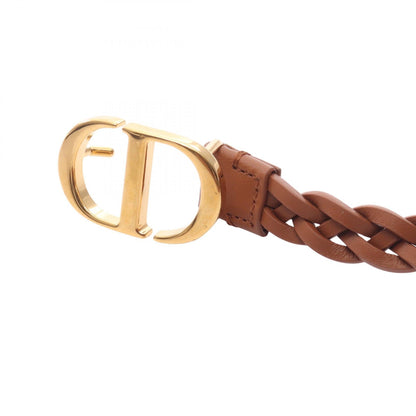 Dior CD Logo Mesh Leather Double Belt