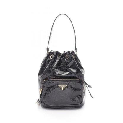 Prada Duet Naplak Patent 2way Bag