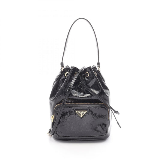 Prada Duet Naplak Patent 2way Bag