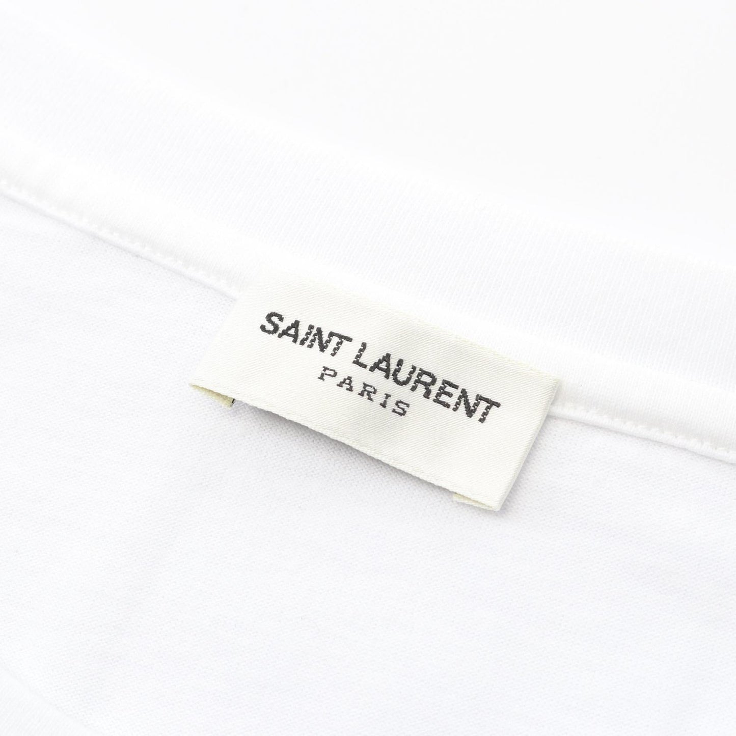 Saint Laurent Paris Cotton T-Shirt