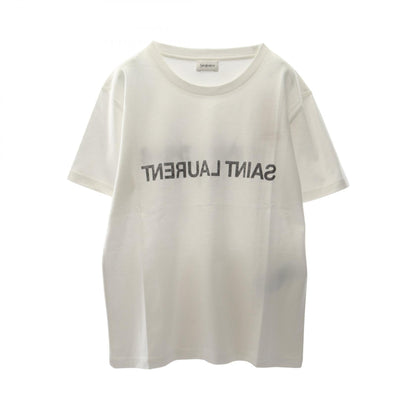 Saint Laurent Paris Reverse Logo Cotton T-shirt