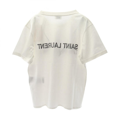 Saint Laurent Paris Reverse Logo Cotton T-shirt