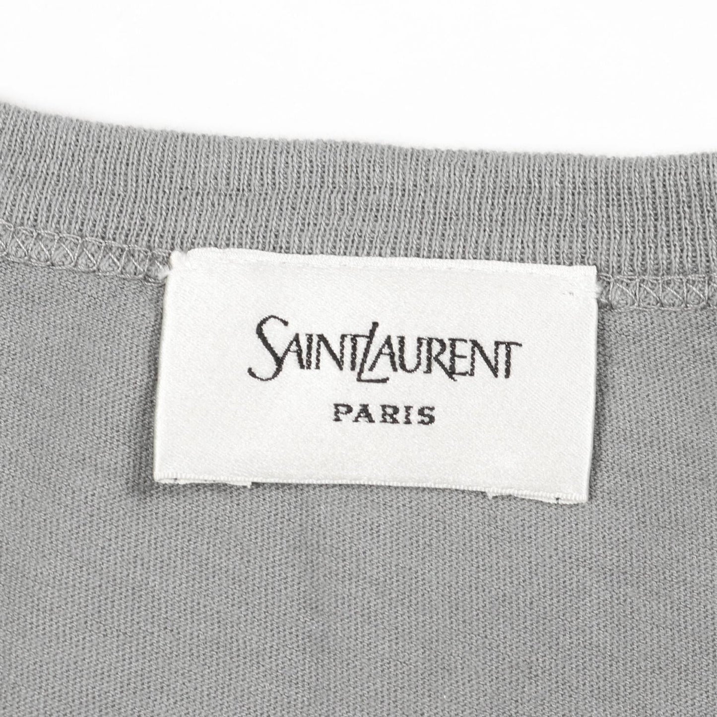 Saint Laurent Paris Cut and Sewn Cotton Top