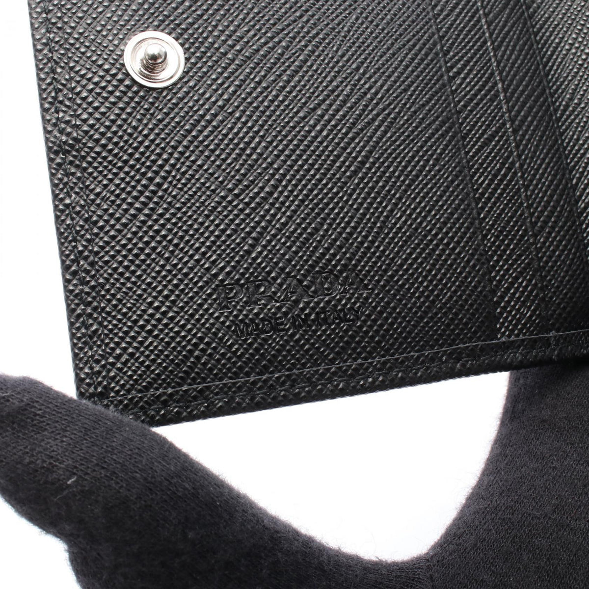 Prada 2ML049 Nylon Leather Wallet