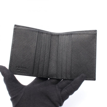 Prada 2MO0042DMHF0002 Nylon Leather Wallet