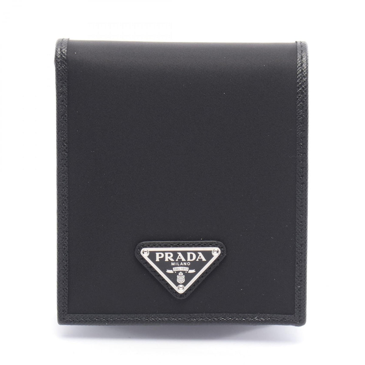 Prada 2MO5132DMHF0002 Nylon Leather Wallet