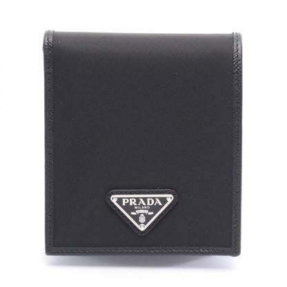 Prada 2MO5132DMHF0002 Nylon Leather Wallet