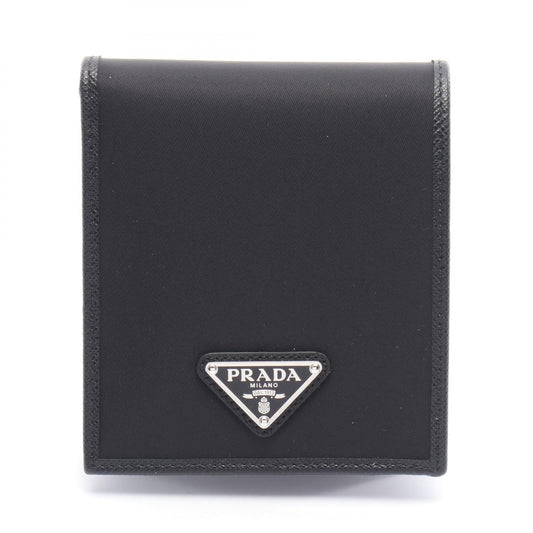 Prada 2MO5132DMHF0002 Nylon Leather Wallet