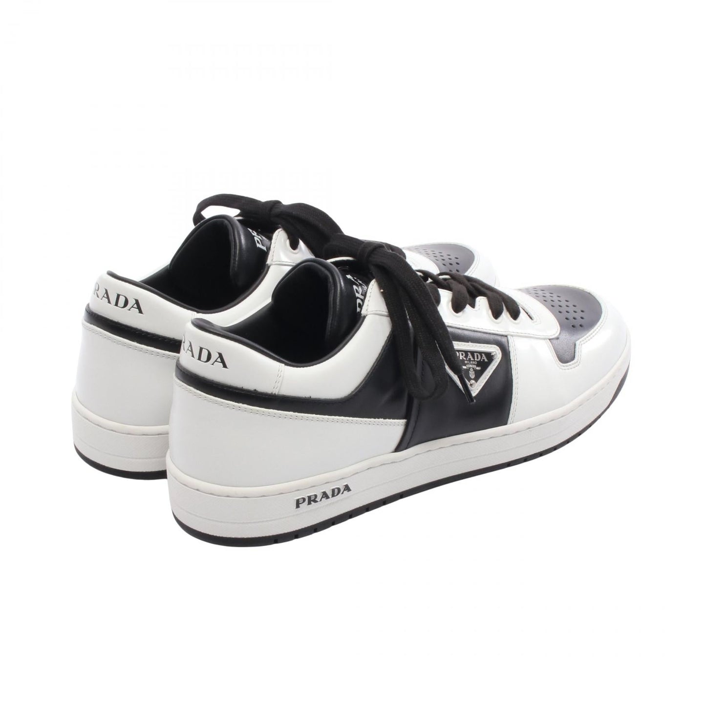 Prada Downtown Leather Sneakers