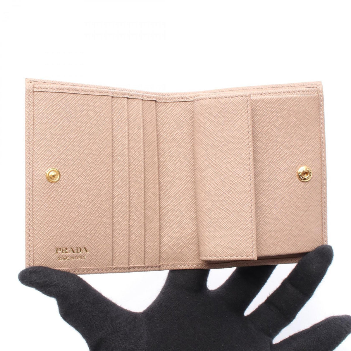 Prada 1MV204QHHF0236 Leather Wallet