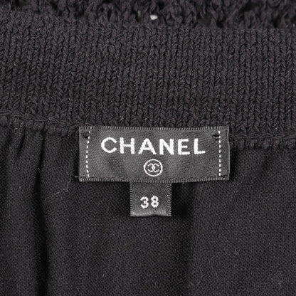 Chanel Camellia Cotton Nylon Skirt