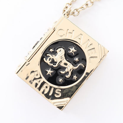 Chanel Coco Mark Book Motif Necklace