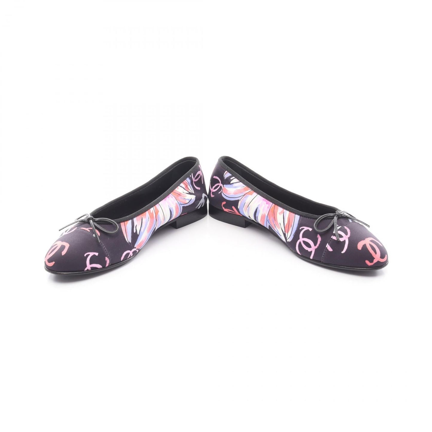 Chanel Coco Mark Fabric Shoes