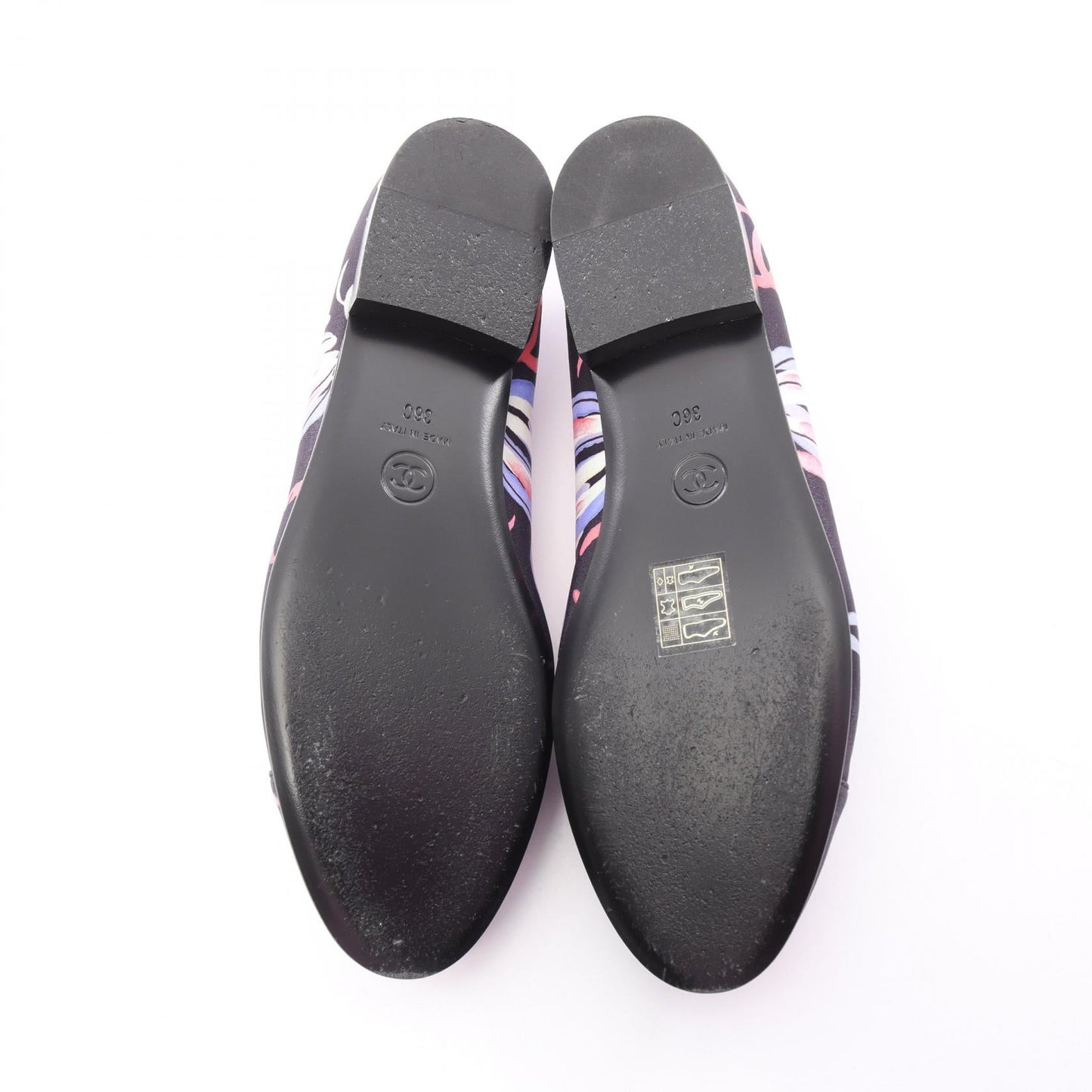 Chanel Coco Mark Fabric Shoes