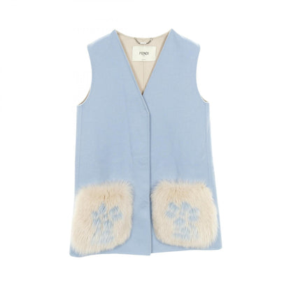 Fendi Wool Fox Fur Vest