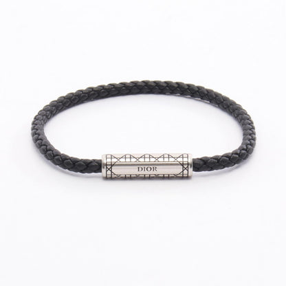 Dior Cannage Braided Leather Bracelet
