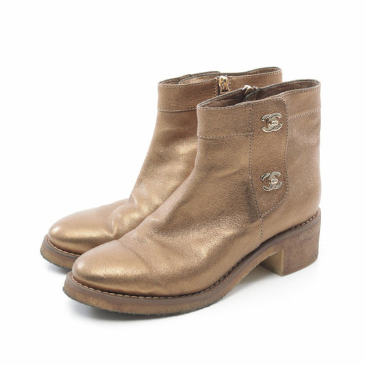 Chanel Coco Mark Leather Boots