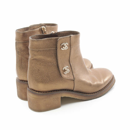 Chanel Coco Mark Leather Boots