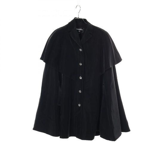Chanel Camellia Button Viscose Poncho