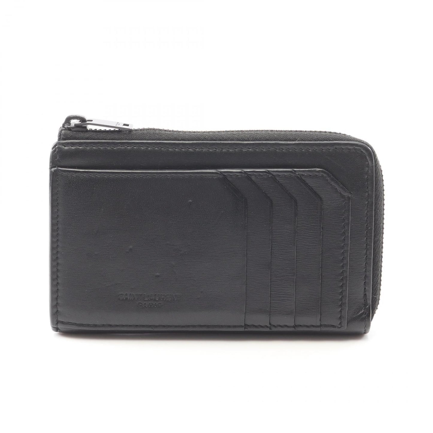 Saint Laurent Paris Leather Coin Case