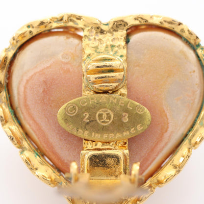Chanel Heart Coco Mark Earrings