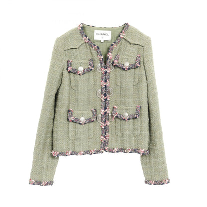Chanel P55630V42024 Wool Fabric Jacket