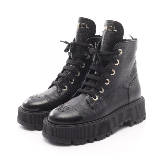 Chanel Coco Mark Leather Boots