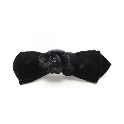 Chanel Camellia Velour Barrette