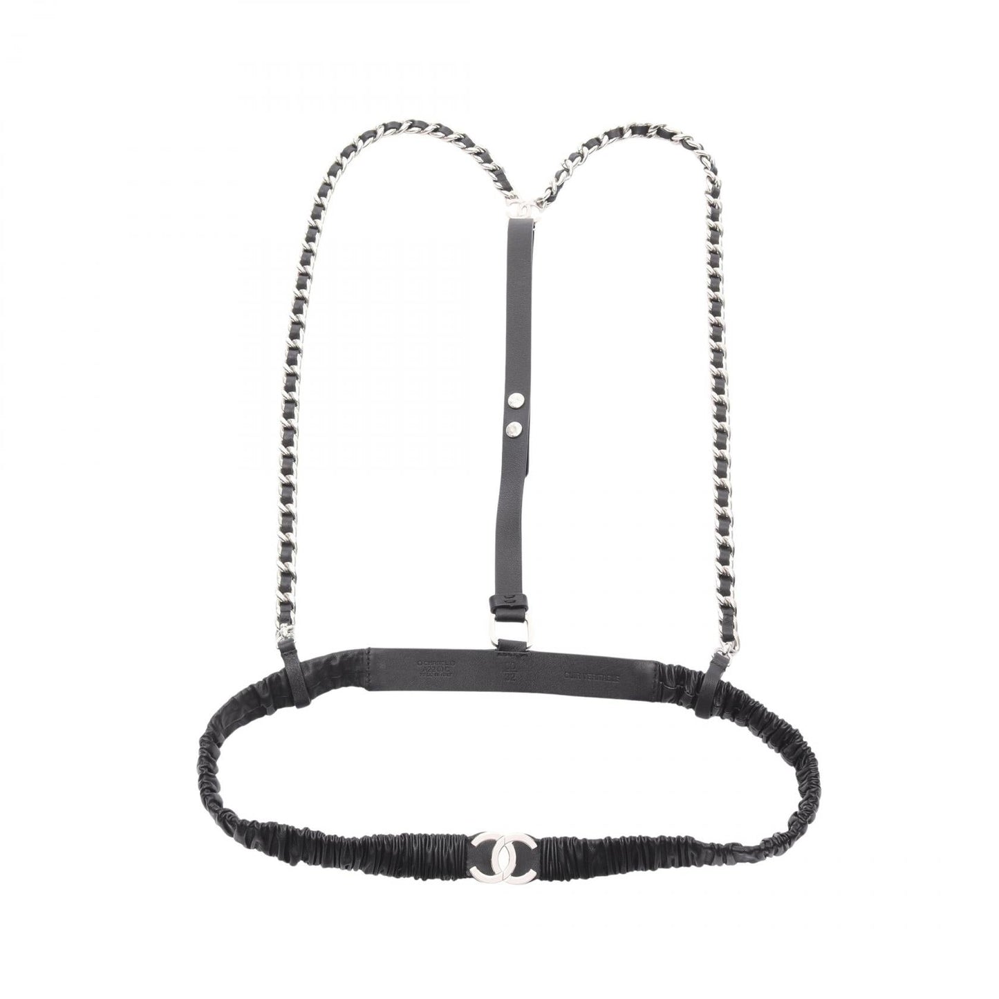 Chanel Coco Mark Leather Belt